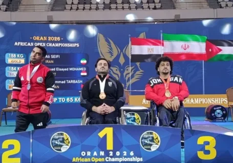 پاراوزنه بردار ایران، علیرضا سیفی، در مسابقات آزاد الجزایر مدال طلا کسب کرد