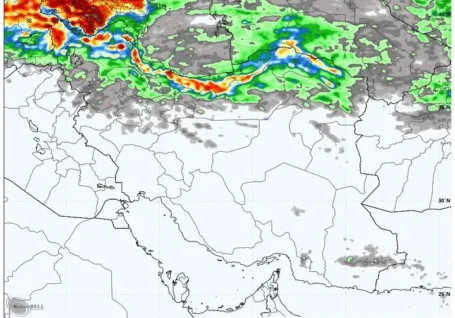 هشدار بارش های رگباری شدید و وقوع سیلاب در ۳ استان از امروز