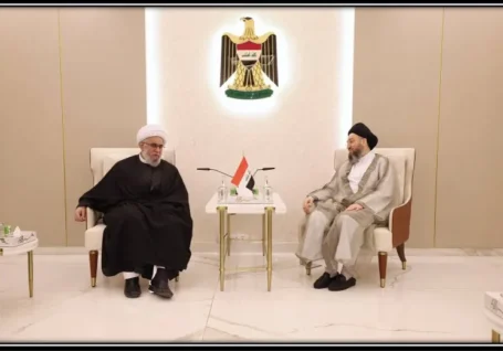 دیدار سید عمار حکیم و آیت الله رمضانی؛ از مقاومت ملت ایران تا روند تشکیل دولت جدید در عراق