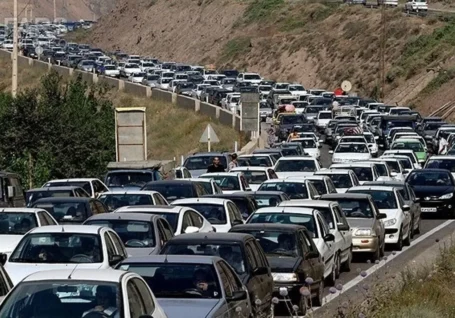 افزایش ۱۱ درصدی تردد و ترافیک سنگین در محورهای شمالی در بازگشت از سفرهای عید قربان