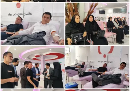 جوانان و ورزشکاران لرستانی آیین اهدای خون را به مناسبت روز مقاومت اجرا کردند