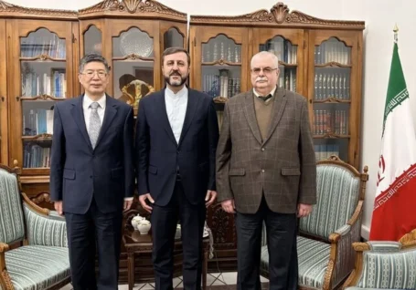 رایزنی غریب آبادی با سفرای چین و روسیه درباره پیش نویس تفاهم اسلام آباد