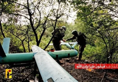 حمله پهپادی حزب الله به مرکز فرماندهی ارتش اسرائیل در الناقوره