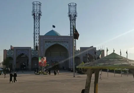 اقامه عزای محرم در بقعه سید صدرالدین اردبیل/ فیلم
