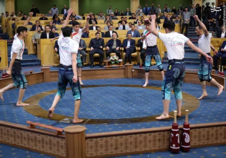 عکس/ حضور رئیس جمهور دراختتامیه جشنواره &#۸۲۲۰;قهرمان ایران&#۸۲۲۱;