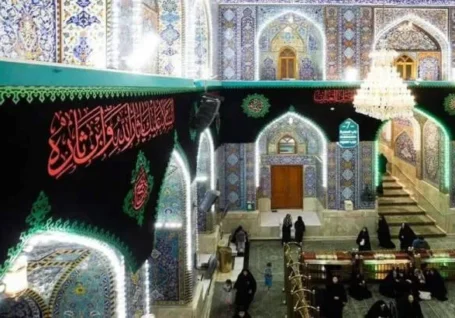 عکس/ سیاهپوش شدن حرم مطهر امام حسین(ع) در آستانه ماه محرم