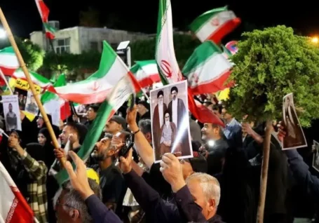 نودویکمین اجتماع شبانه مردم مهاجران در حمایت از ولایت فقیه