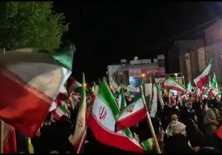 فریاد «الله اکبر، خامنه ای رهبر» مردم دورود