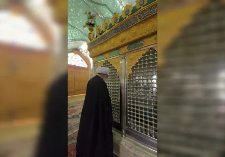 تشرف تولیت آستان قدس رضوی به زیارت بقاع متبرکه کاشمر