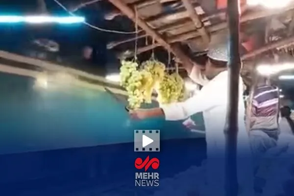 اقدام عجیب دستفروش بنگلادشی مقابل یک قطار مسافربری