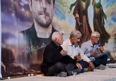 نوحه سنتی «پامنبری» در اجتماع شبانه آبدان